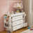Dresser With Drawers, Storage Open Shelves