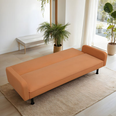 Canapé-lit réglable avec structure en bois massif et tissu respirant - flexible et confortable pour le salon, la chambre à coucher, le bureau
