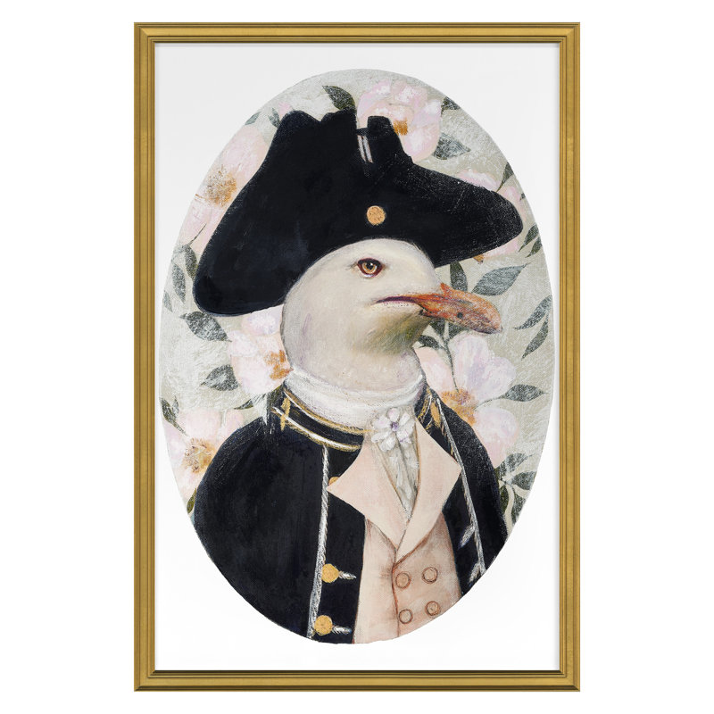 Eldric Print, 18" H x 12" W, Gold