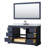 Avery 60'' Single Bathroom Vanity with Stone Top-97851027-97851030