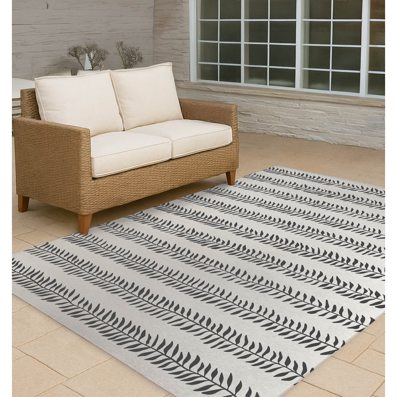 Tapis d'extérieur antidérapant Mystic Ivy, Rectangle 4pi x 6 pi
