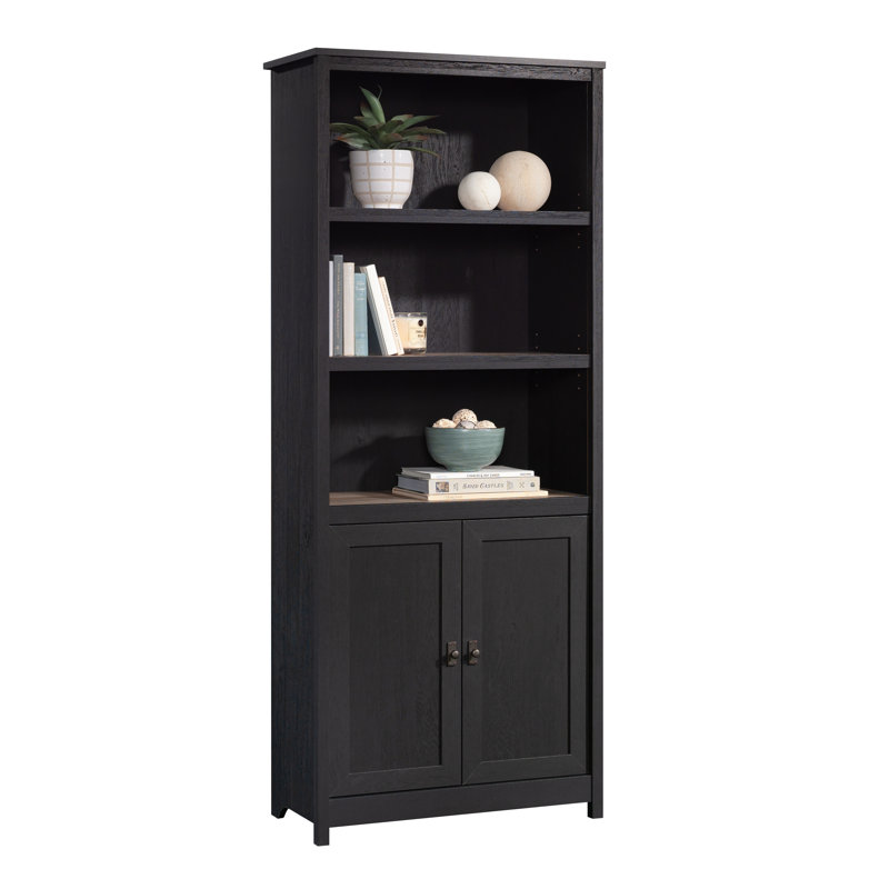 Myrasol 71.5" H x 29.29" W Standard Bookcase, Raven Oak