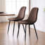 Chaise rembourrée en similicuir Kavi -1429368980