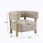 Fauteuil d'appoint rembourré Boucle-1776129176