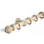 Desirai 33 mm Fixed Length Premium Quality Wooden Curtain Poles With Rubber Wooden Finials-294349175-294349168