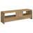 Vintage Distressed Wood TV Stand with Drawers & Open Storage