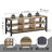 Rustic Shoe Bench Storage Adjustable Shelves-109309407