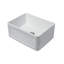 Évier de petite ferme - évier de cuisine 24 po x 18 po x 10 po à cuve simple en céramique à cuve simple réversible