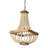 Anagnos Decorative Metal and Draped Wood Bead Chandelier-144574990