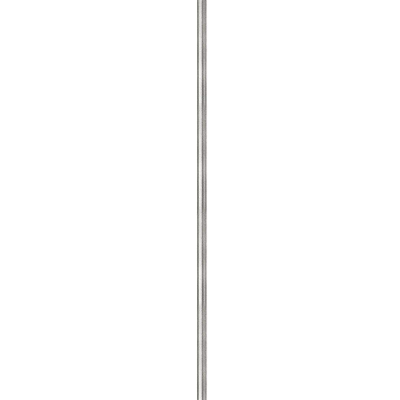 Tige d'accessoire 12 po - Nickel brossé - Acier, Nickel brossé