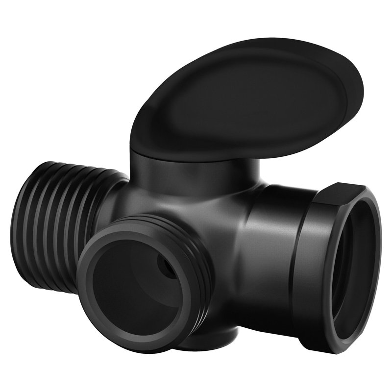 Inverseur de bras de douche Moen, noir mat