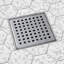 Drain de douche carré avec grille carrée-85194551-85200409