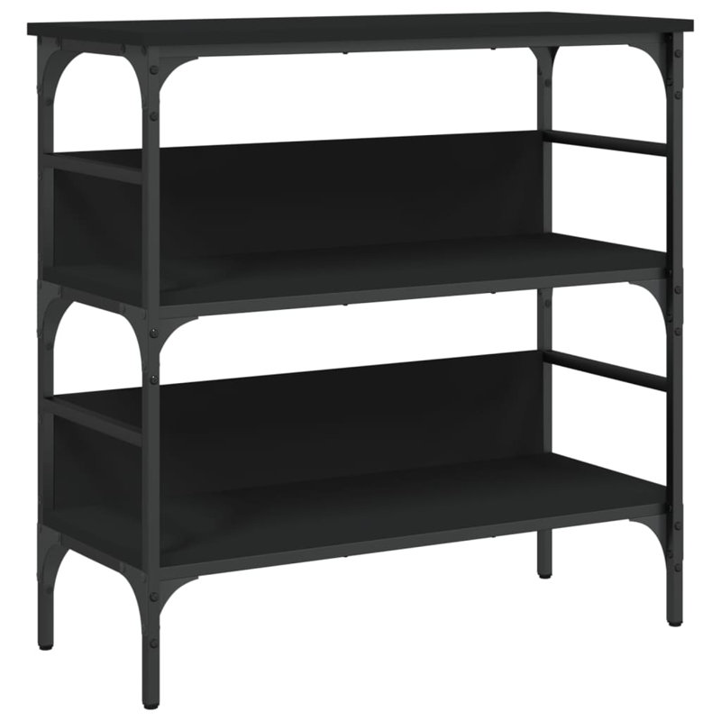 Diggins Console Table, Black, 75 H x 75 W x 32 D cm