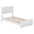 Jeinny Solid Wood Low Profile Platform Bed with Matching Footboard-101454303-118944237