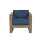 Vienna Teak Outdoor Lounge Chair with Cushions