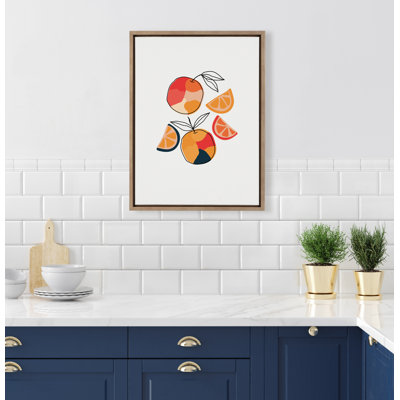 Juicy Citrus by Oris Eddu Framed Canvas Wall Art Print