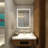 Ibanez Wall-Mounted LED Bathroom Vanity Mirror with Dimmable Lights, Defogger & Adjustable Color Temperature – Modern Waterproof Design-1163771444