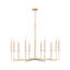 Gaultier 
Lustre 10 lumières Mordern Gold-123222964