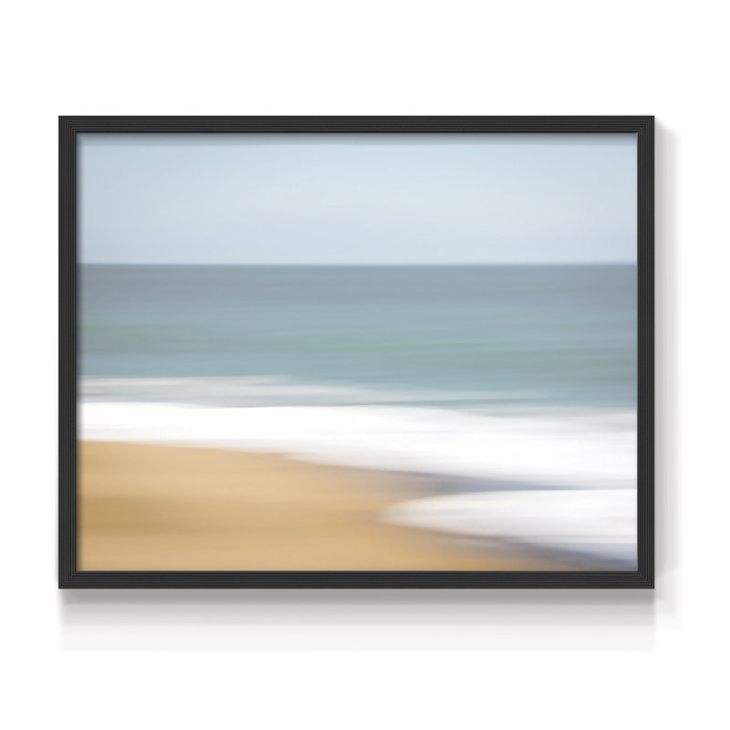 Santa Cruz - Reproduction encadrée - Restickable, H 8 po x l 10 po, Noir, noir, noir, noir