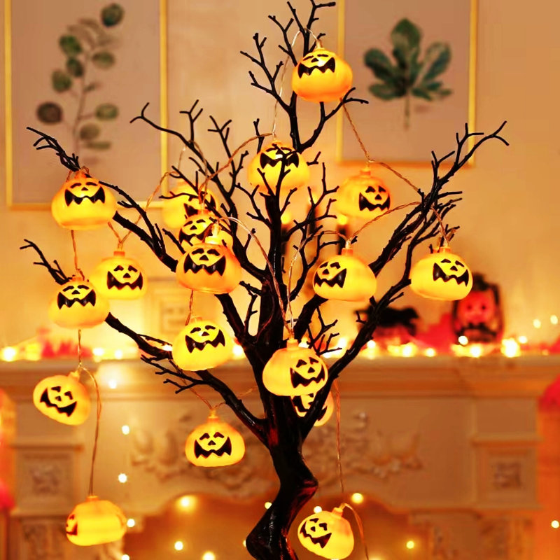 Citrouille d'Halloween 10 lumières de projection et stroboscopiques