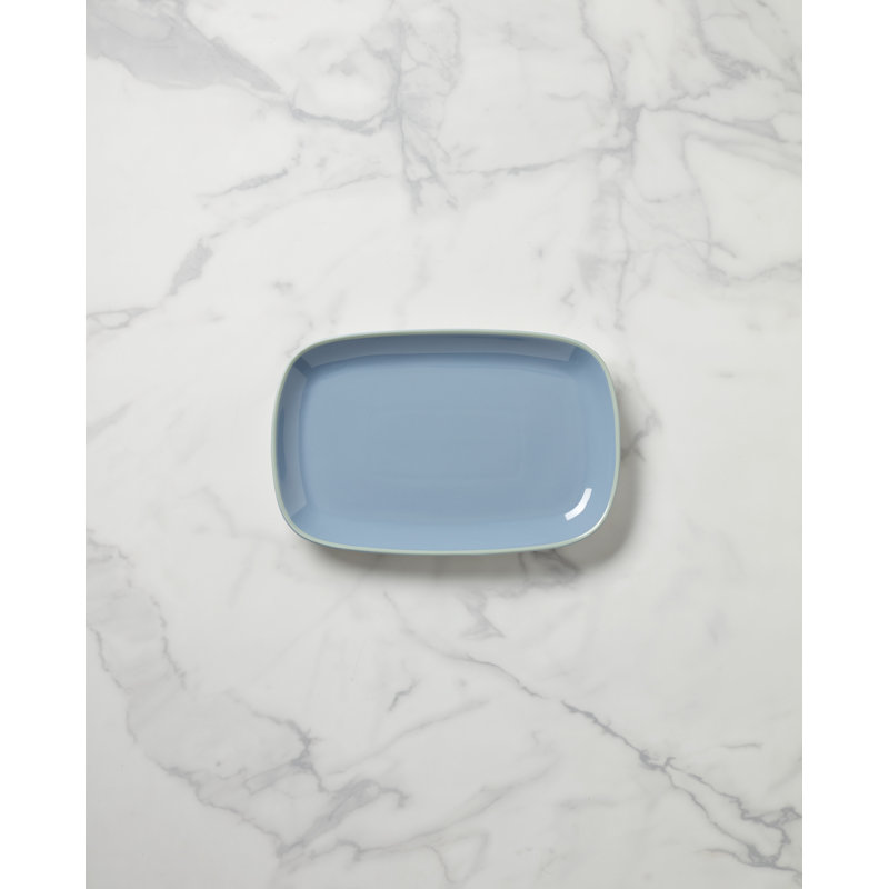 Porcelain China Platter, Blue