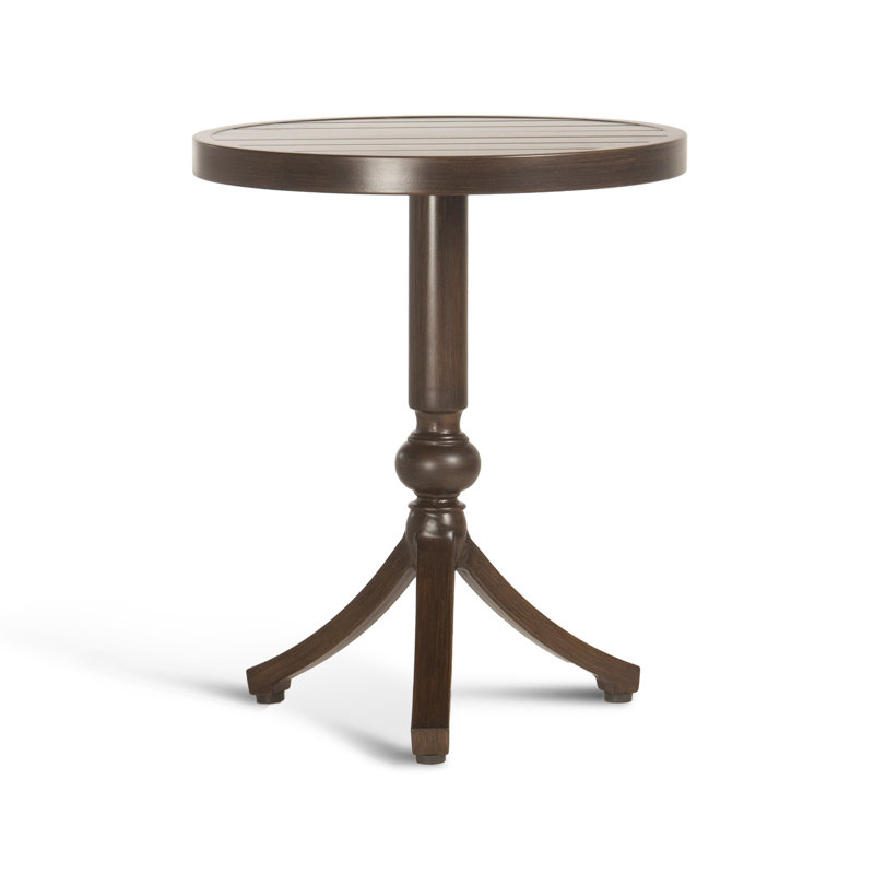 Aluminum 20' Occasional Side Table - Hand Painted Finish, Perdido