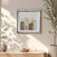 Ensemble de 2 art mural encadré en cristal 23,6 x 23,6 po Kaiden