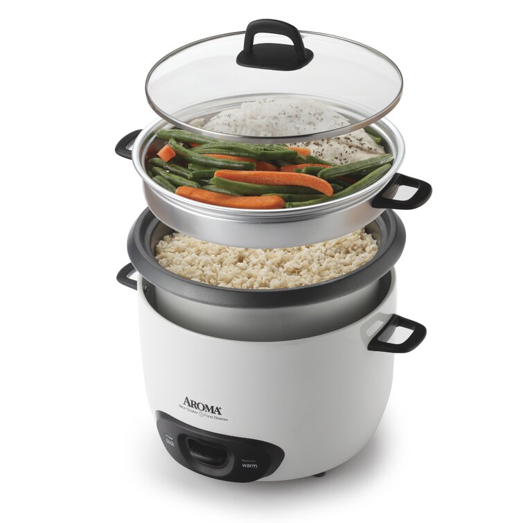 Aroma 6-Cup Pot Rice Cooker & Reviews