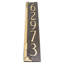 Wheat 4-Line Lawn Address Sign