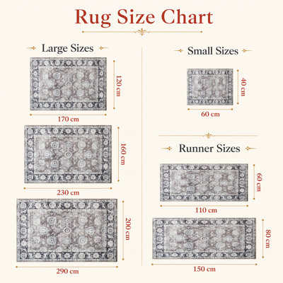 Delrose Large Non-Slip Area Rugs for High-Traffic Spaces – Durable & Stylish