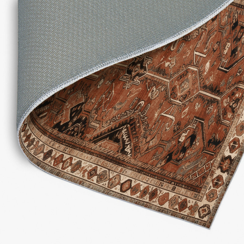 Tapis turc intérieur et extérieur brun, null