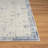 Performance Ornate Traditional Vintage Blue/Gray/Ivory Waterproof Rug-2068495004