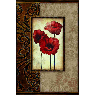 «New Wave Poppy Nest», impression sur toile tendue