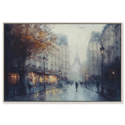 Toile brumeuse Paris par Art Remedy