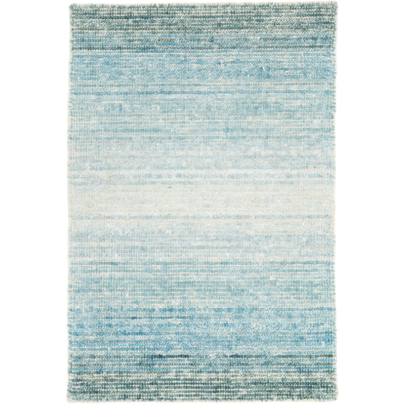 Tapis en coton / viscose tissé à la main Sky Moon, Rectangle 9 pi x 12 pi