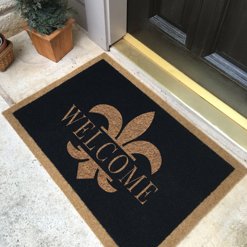 Tapis d'entrée antidérapant High 72 x 36, Noir, L 36 po x l 24 po, Oui