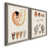Toile avec cadre gris