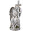Statue ange avec croix - 13 po