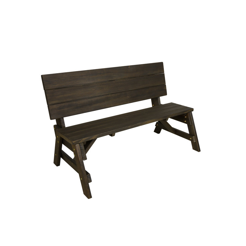 Table de pique-nique Amish, Noyer foncé teinté