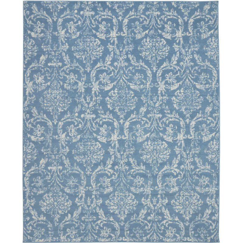 Rosemead Damask Indoor Rug, Rectangle 7'10" x 9'10"