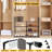 16 Pair Stackable Shoe Rack