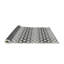 Tapis gris/zone noire à motifs-789423236