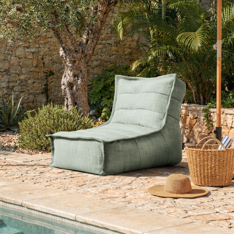 Dolce Outdoor Lounger, Green