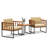 Raffield 2 - Person Outdoor Seating Group with Cushions