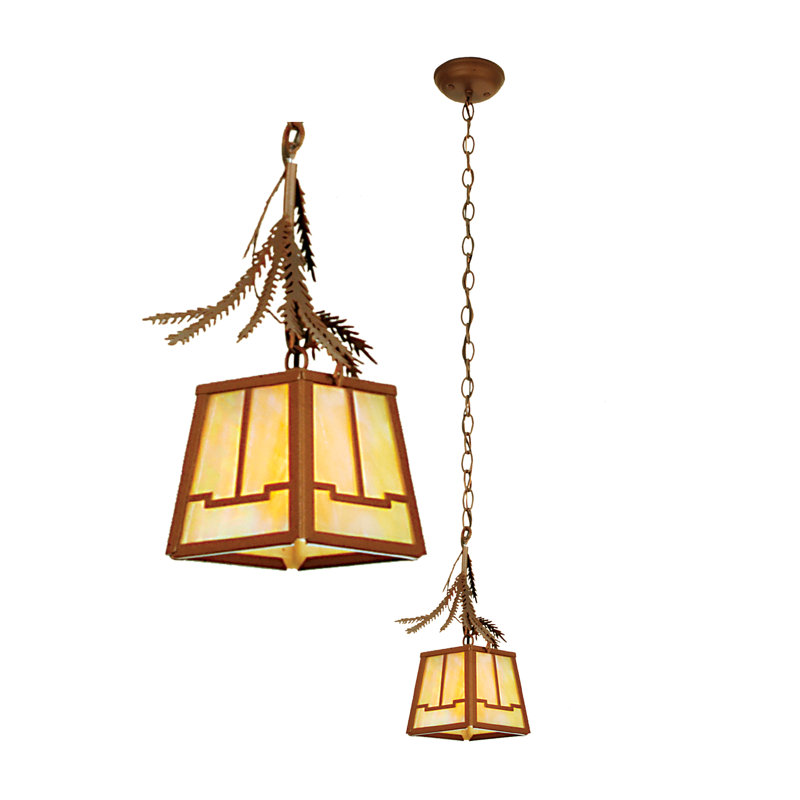 Luminaire suspendu géométrique 1 lumière Pine Branch Valley View