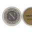 Ensemble de 4 sous-verres en grès naturel Lettre monogramme-1488586266