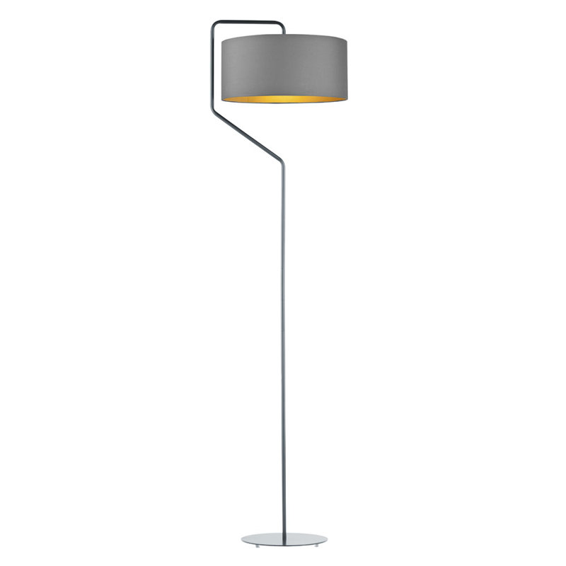 Kulyash 156cm Arched Floor Lamp, Grey