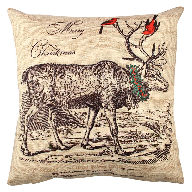 Coussin lavable de qualité supérieure, 17,0 x 17,0 pouces, 50% coton / 50% polyester, rembourrage en silicone, fermeture à glissière dissimulée | Doux, confortable et repassable | Parfait pour la décoration intérieure, le salon et la chambre à cou