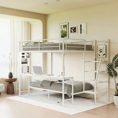 Bunk bed, LED light and charging socket