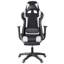 Wade Logan Adjustable Reclining Ergonomic Swiveling PC & Racing Game Chair with Footrest-1603155089